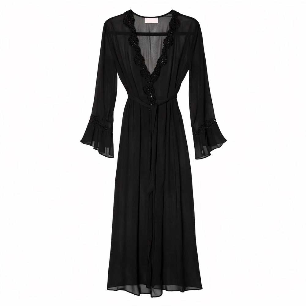 Lucie Ann Vintage Robe with Belt Size Large